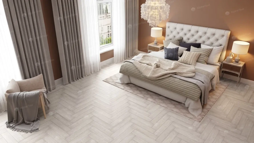 Alpine floor Parqet Light ЕСО 13-9 Голубой Лес 43 класс 4V (600*125*4 уп. 1,95 м2)