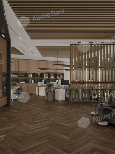 Alpine floor TITAN PARQUET ЕСО 29-4 Минос 43кл (600мм*125мм*6мм, 20шт/уп/1,5м2)