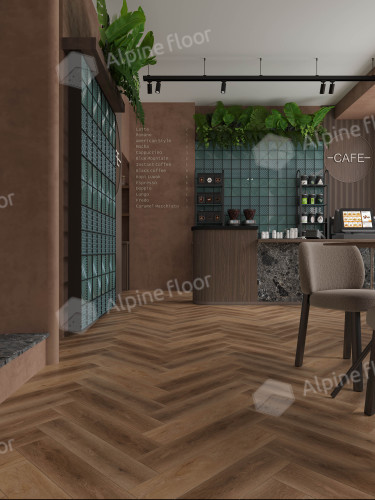 Alpine floor TITAN PARQUET ЕСО 29-5 Икарус 43кл (600мм*125мм*6мм, 20шт/уп/1,5м2)