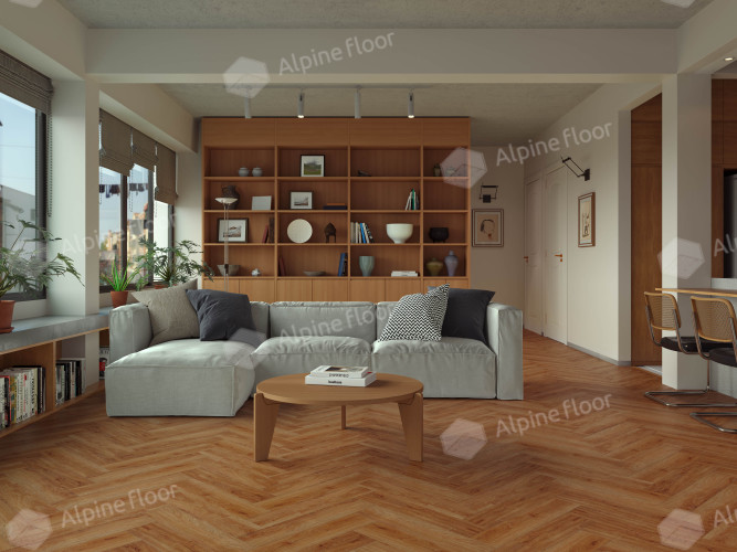 Alpine floor TITAN PARQUET ЕСО 29-6 Олимп 43кл (600мм*125мм*6мм, 20шт/уп/1,5м2)