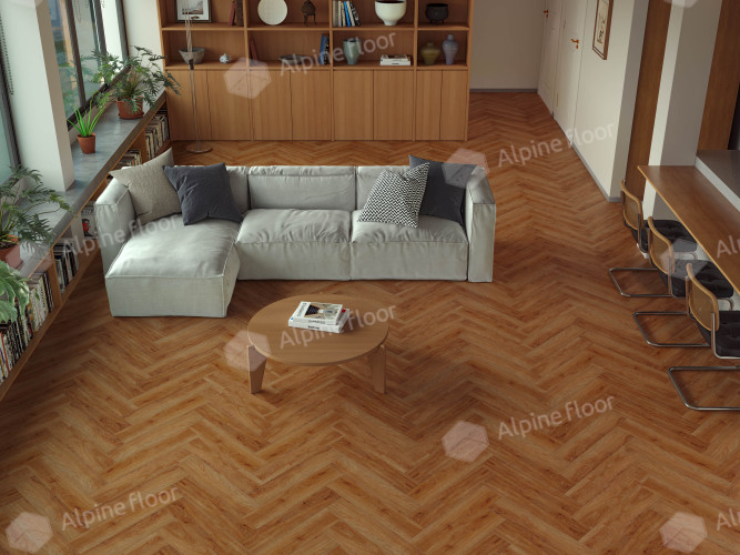 Alpine floor TITAN PARQUET ЕСО 29-6 Олимп 43кл (600мм*125мм*6мм, 20шт/уп/1,5м2)