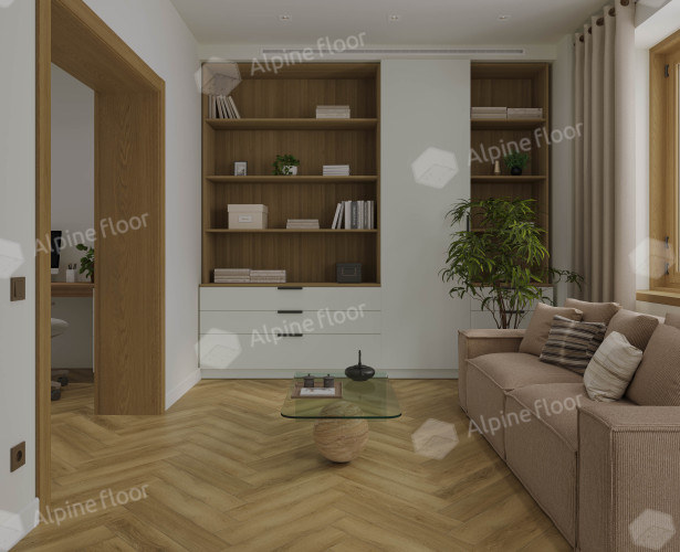 Alpine floor TITAN PARQUET ЕСО 29-11 Антей 43кл (600мм*125мм*6мм, 20шт/уп/1,5м2)