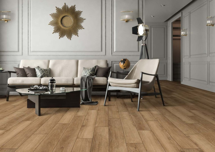 SPC Flooring Aberhof Helios Riverdale 2206 (1200х180 x 5,0 мм) (2,16 м2/уп)