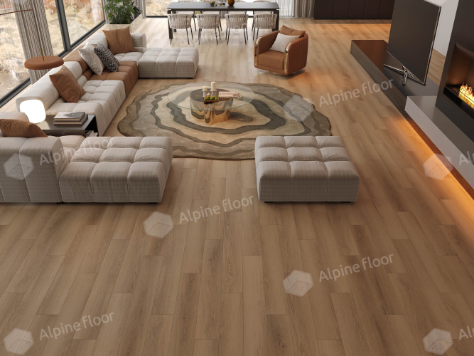 Alpine floor TITAN 8 ЕСО 27-8 Тритон 43кл (1220мм*183мм*8мм, 6шт/уп/1,34м2)