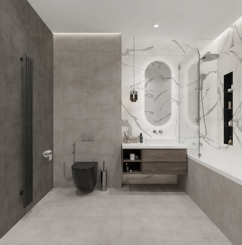 GT120600506MCR Плитка грес глаз. GlobalTile Stardust_GT Светло-сер. 60*120 1.44м2/уп
