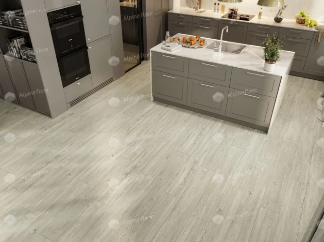 Alpine floor SEQUOIA MCore ЕСО6-8 Секвойя Снежная  43кл (1220мм*183мм*4мм, уп/2,23м2)