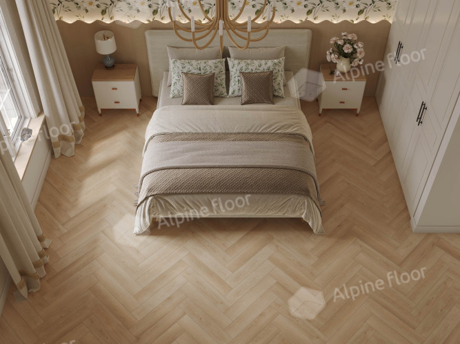 Ламинат Alpine Floor Murano Herringbone Дуб Валенсия LF121-01 (605*121*12мм)1.171м2/уп