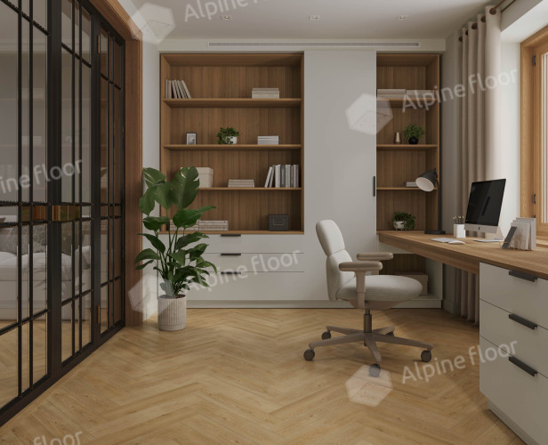 Ламинат Alpine Floor Murano Herringbone Дуб Севилья LF121-02 (605*121*12мм)1.171м2/уп