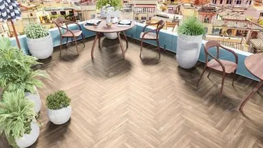 Alpine floor PARQUET LIGHT ЕСО13-10AB-R Макадамия (600мм*125мм*4мм, 26шт/уп/1,95м2)