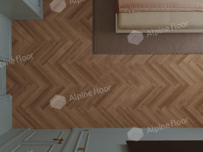 Ламинат Alpine Floor Murano Herringbone Дуб Бильбао LF121-05 (605*121*12мм)1.171м2/уп