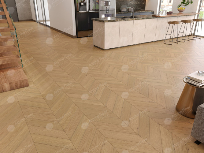 Инженерная доска Alpine Floor Chateau Дуб Миндальный EW203-04, 600х120х12 mm 1,152м2/уп