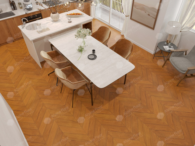 Инженерная доска Alpine Floor Chateau Дуб Имбирный EW203-06, 600х120х12 mm 1,152м2/уп