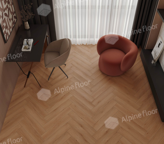 Ламинат Alpine Floor Murano Herringbone Дуб Толедо LF121-08 (605*121*12мм)1.171м2/уп