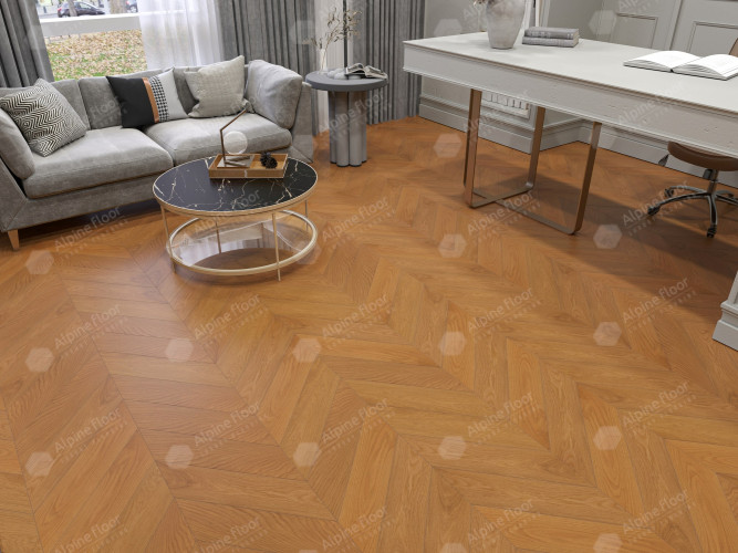 Инженерная доска Alpine Floor Chateau Дуб Кальвадос EW203-07, 600х120х12 mm 1,152м2/уп
