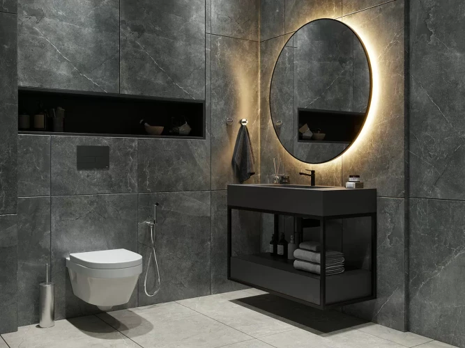 Керамогранит NT CERAMIC Quanta Grey (NS612NTT9023L) 600*1200mm, 2 шт/уп, 1,44 м2/уп.