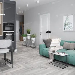 Alpine floor PARQUET LIGHT  ЕСО13-18AB-R Дуб Лейтена (600мм*125мм*4мм, 26шт/уп/1,95м2)