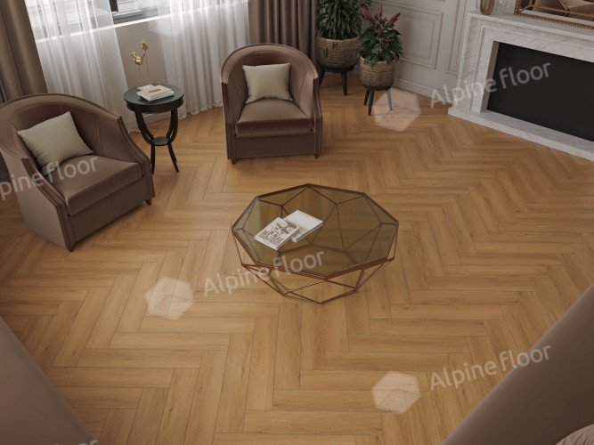 Ламинат Alpine Floor Murano Herringbone Дуб Марбелья LF121-09 (605*121*12мм)1.171м2/уп