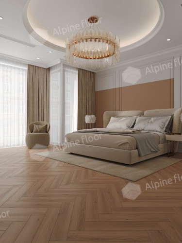 Ламинат Alpine Floor Murano Herringbone Дуб Аликанте LF121-10 (605*121*12мм)1.171м2/уп