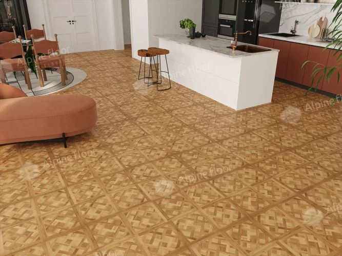 SPC ALPINE FLOOR PARQUET SIROCCO Лувр ECO 25-2 (595*595*6мм)1,7701м2/уп.5шт