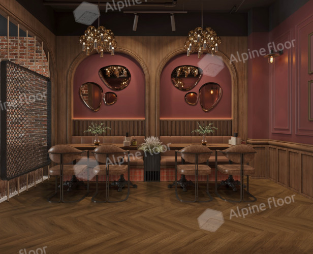 Ламинат Alpine Floor Murano Herringbone Дуб Ронда LF121-11 (605*121*12мм)1.171м2/уп