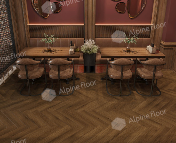 Ламинат Alpine Floor Murano Herringbone Дуб Ронда LF121-11 (605*121*12мм)1.171м2/уп