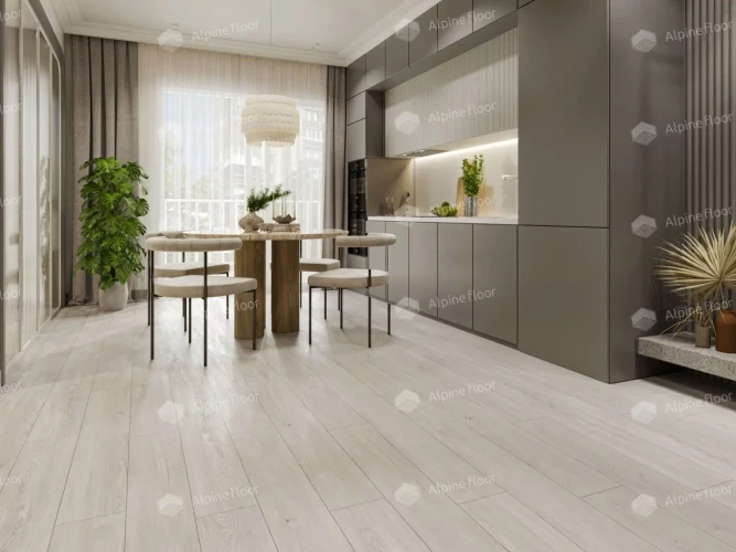 Alpine floor SEQUOIA ЕСО6-1 Секвойя Титан 34кл ( 1219мм*184мм*3,2мм, 10шт/уп/2,245м2)