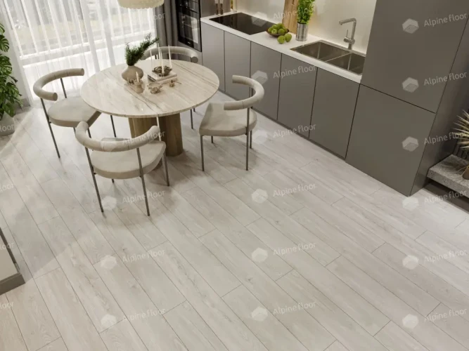 Alpine floor SEQUOIA ЕСО6-1 Секвойя Титан 34кл ( 1219мм*184мм*3,2мм, 10шт/уп/2,245м2)