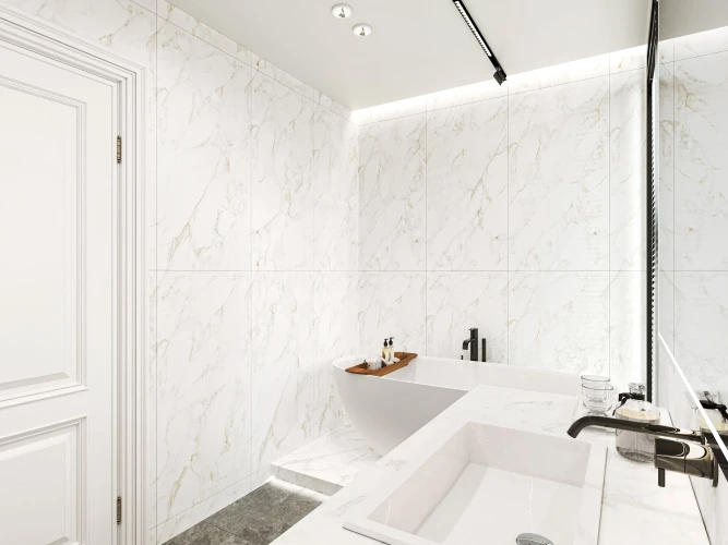 Керамогранит NT CERAMIC Marmo NTT99526M Marble Extra Endless 600*1200, 2 шт/уп, 1,44 м2/уп., матовая